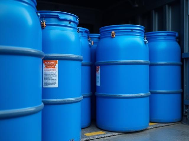 Industrial chemical drums