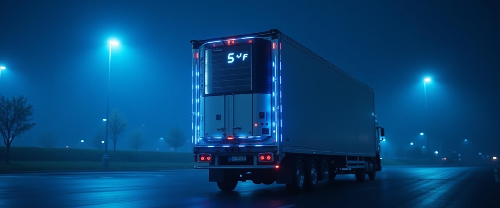 Modern KB Trucking refrigerated trailer with advanced cooling unit